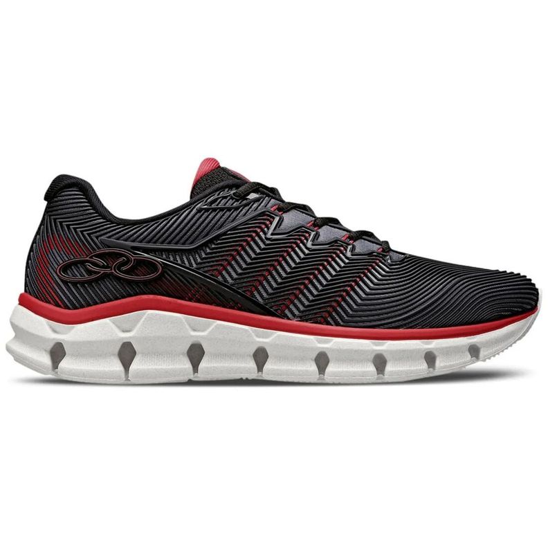 Zapatilla Hombre Taurus Negro/Rojo Olympikus-0