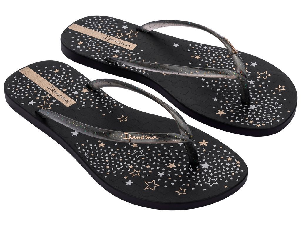 Sandalia Mujer Negro Easy Star Ipanema-1