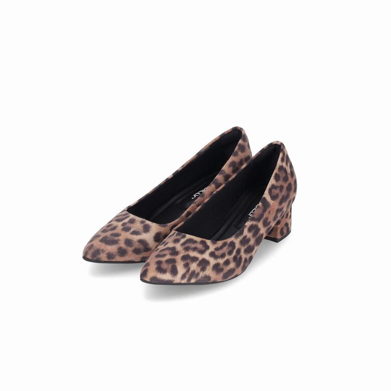 Zapato Mujer Nude/Animal Print Taci Piccadilly-1
