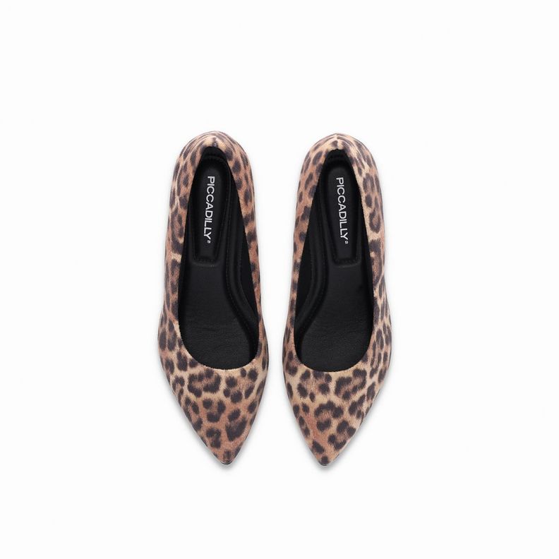 Zapato Mujer Nude/Animal Print Taci Piccadilly-2