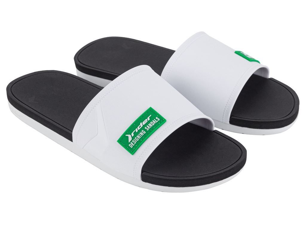 Sandalia Slide Hombre Blanco Speed Rider 40