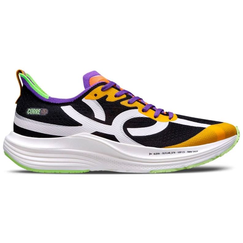Zapatilla Running Mujer Corre 3 Negro/Multi-0