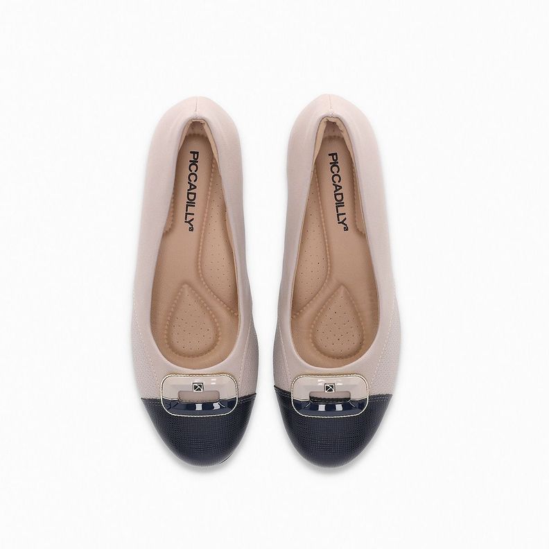 Zapato Mujer Azul/Taupe Laura Piccadilly-3