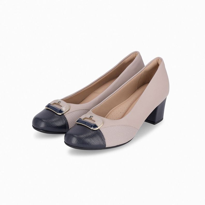 Zapato Mujer Azul/Taupe Laura Piccadilly-1