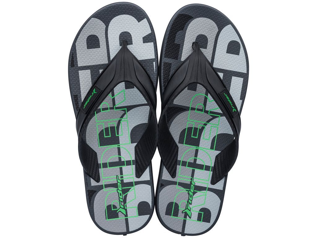 Sandalias Groove Thong Gris Rider-0