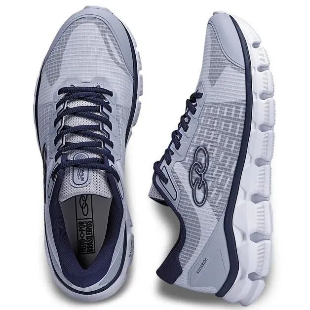 Zapatilla Hombre Aquarios Blanco/Azul Olympikus-2