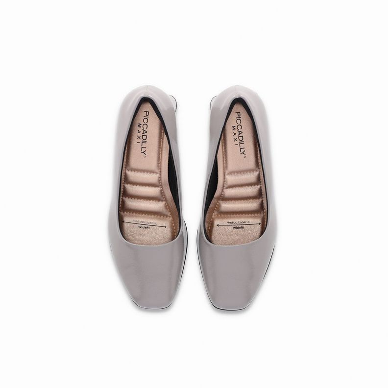 Zapato Mujer Gris/Charol Estela Piccadilly-2