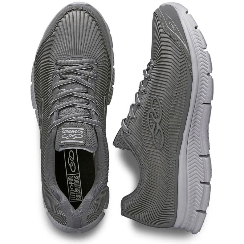 Zapatilla Hombre Proof 3 Gris-3