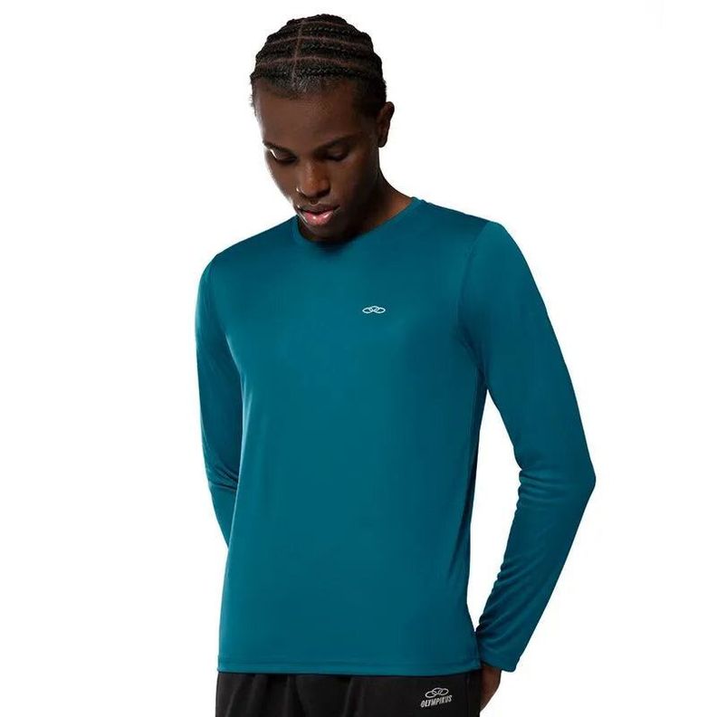 Polera Essential ML Petróleo Olympikus
