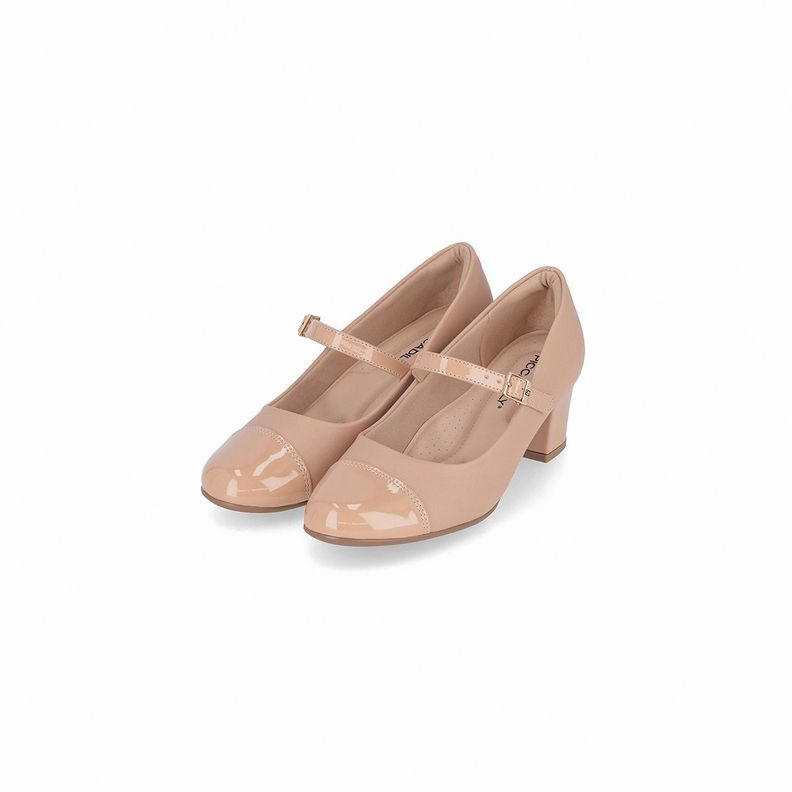 Zapato Mary Jane Mujer Nude Laura 16 Piccadilly-1