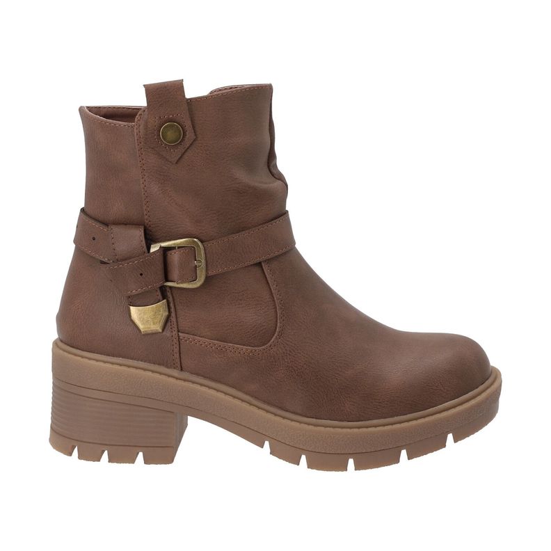 Botin Mujer Camel Luz Detogni-0