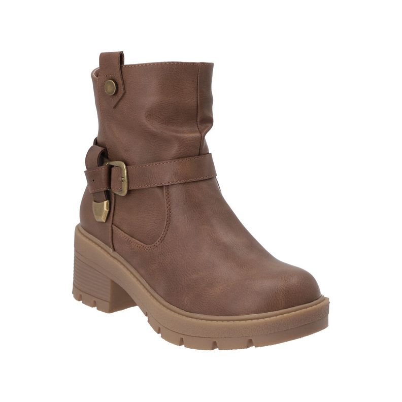 Botin Mujer Camel Luz Detogni-2