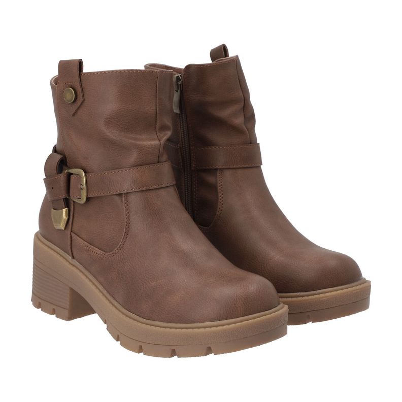 Botin Mujer Camel Luz Detogni-3