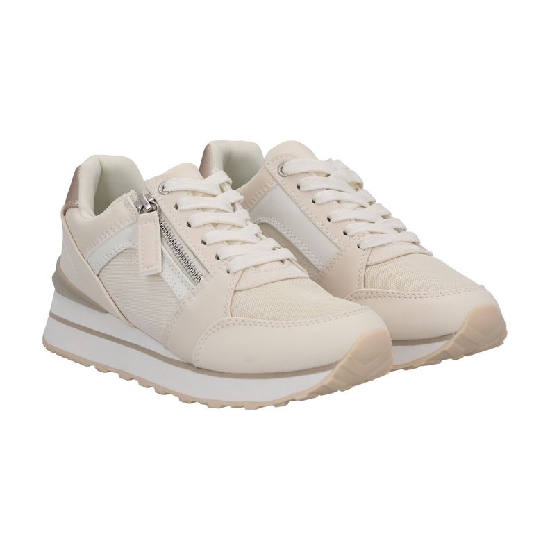 Zapatilla Mujer Beige Frida Detogni-3