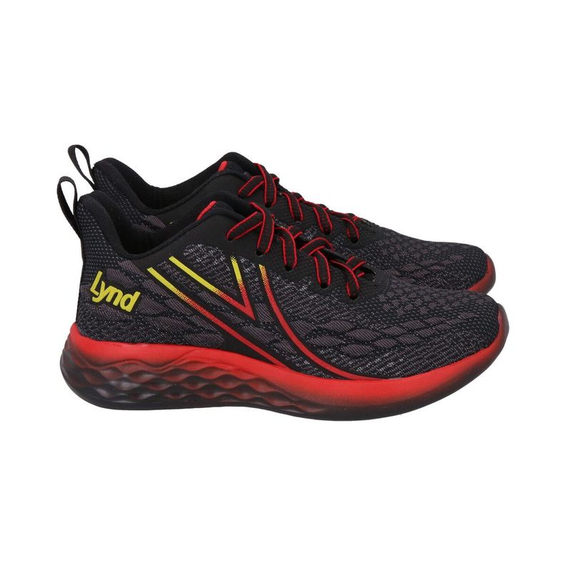 Zapatilla Infantil Progressive Negro/Amarillo Lynd-2