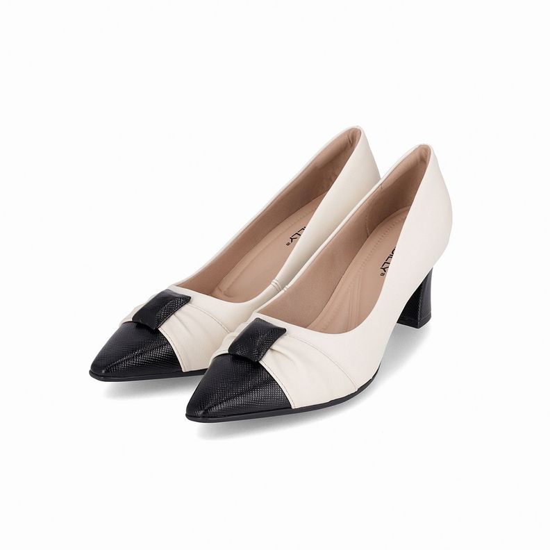 Zapato Mujer Negro/Blanco Irene 71 Piccadilly-3