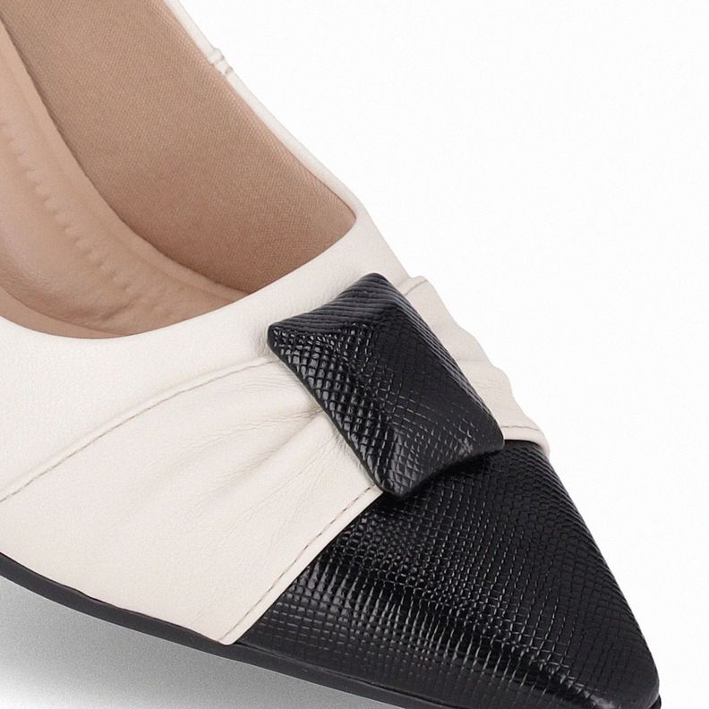 Zapato Mujer Negro/Blanco Irene 71 Piccadilly-4