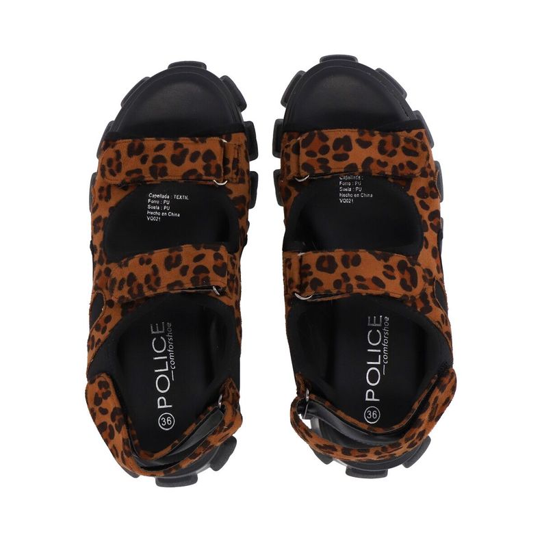 Sandalia Mixen Animal Print  Police-2