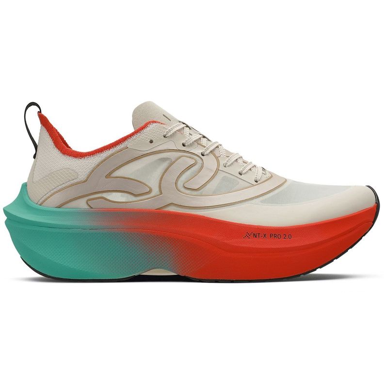 Zapatilla Running Mujer Corre SUPRA 2 Celeste/Rojo/Arena 36
