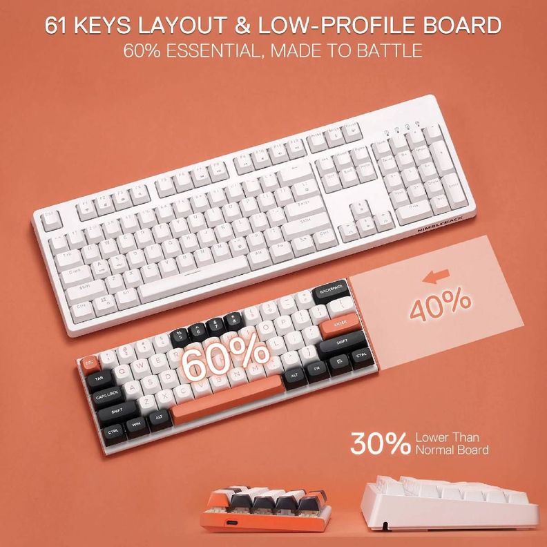 Teclado Redragon Fidd K683WBO-RGB-M-4