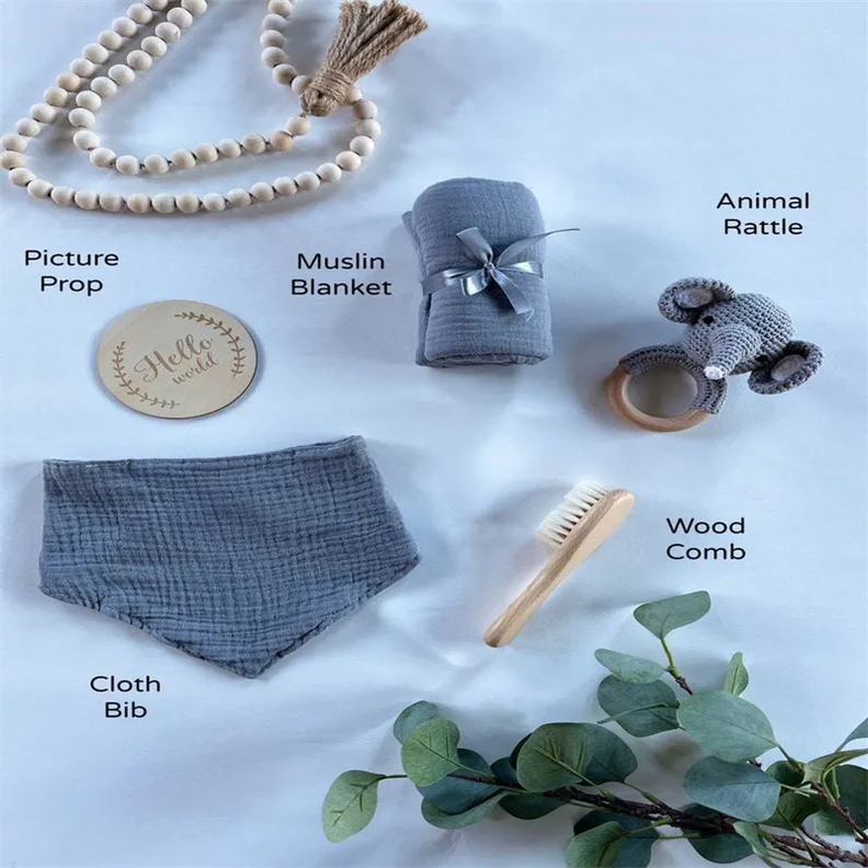 Regalo Baby Shower o Nacimiento Hello World Elefante-3