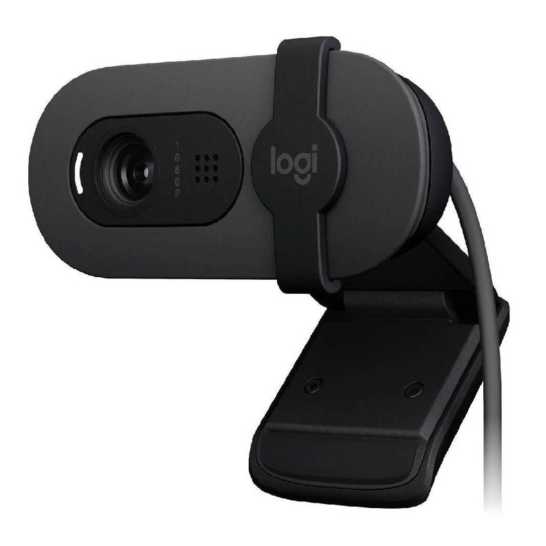 Camara Web Logitech Brio 100 Grafito 2MP 720p-0