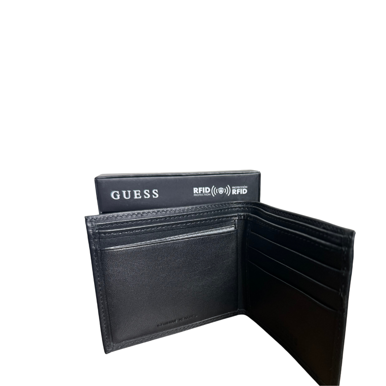 Cartera de caballero negro Guess-1