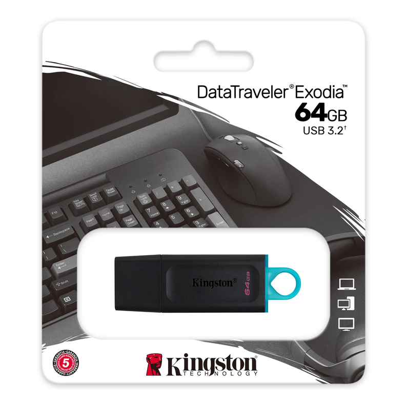 Pendrive Kingston Exodia 64GB USB 3.2 DTX/64GB-2