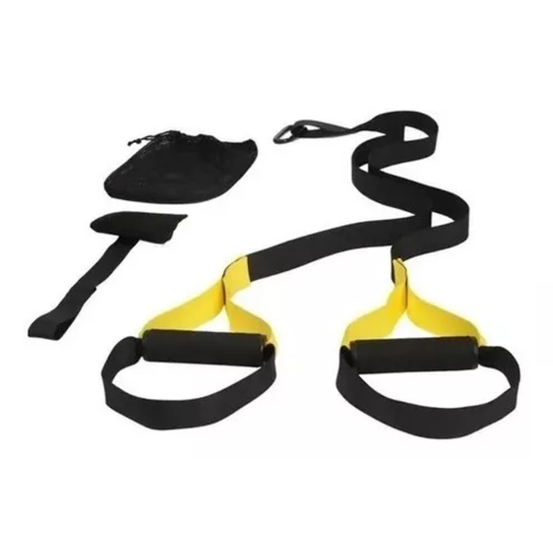 Bandas De Suspensión Entrenamiento Crossfit Tipo Trx Fitness-4