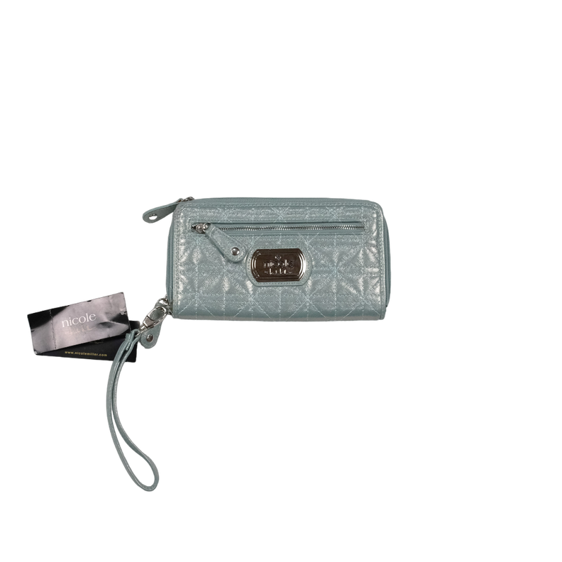 Billetera Gris Nicole Millet Triple Zip Wallet-0