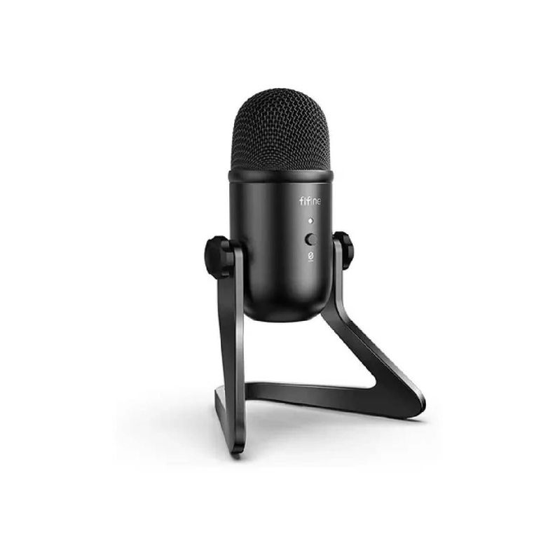 Micrófono Condensador Fifine Negro USB K678-2
