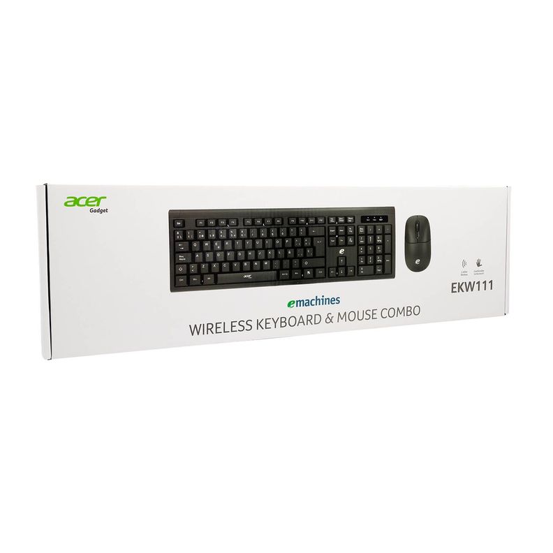 KIT TECLADO + MOUSE ACER NEGRO EKW111-3