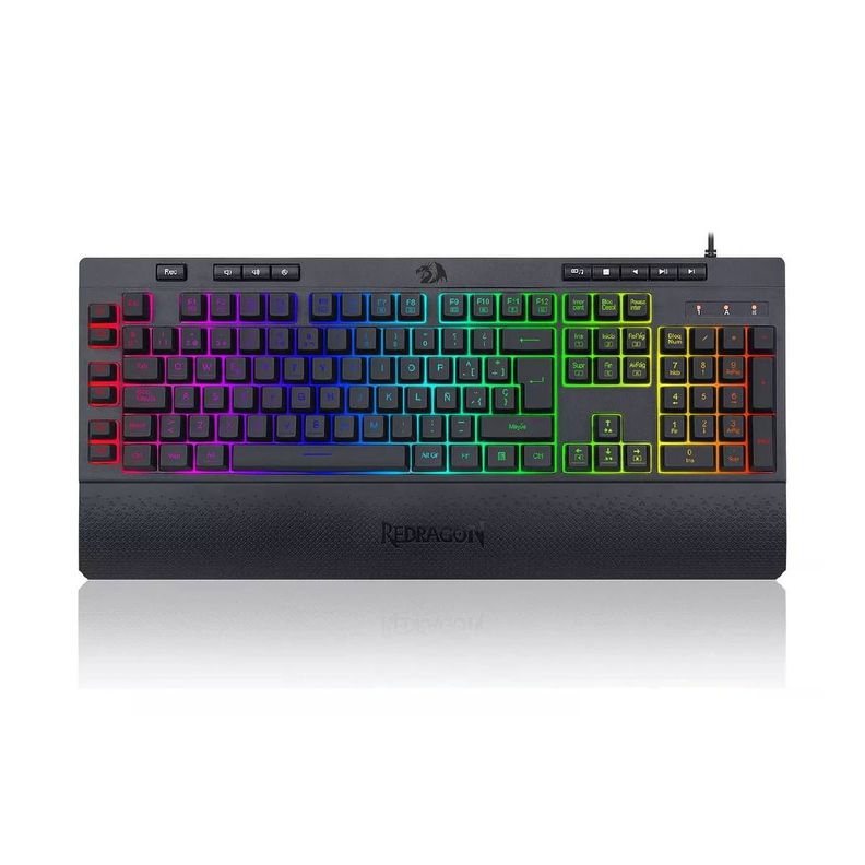 Teclado Gamer Redragon Shiva K512 RGB Negro Español-0