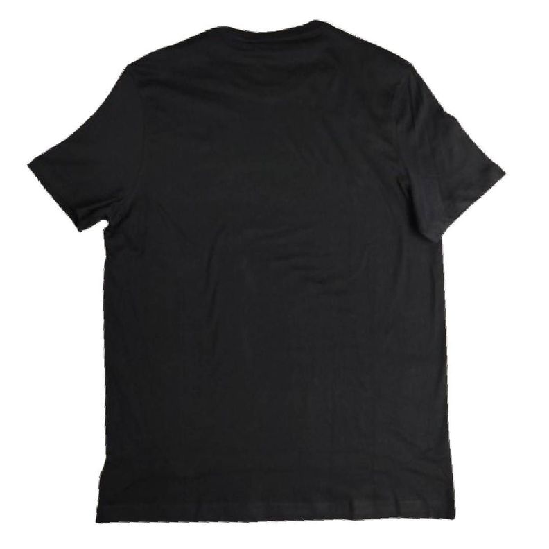 Polera MK Negra Cuello Redondo Letras Blancas/print Talla M-1