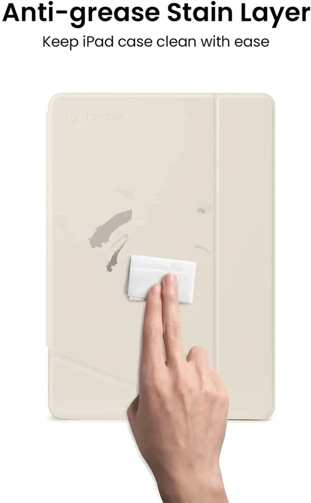 Funda Vertical Tomtoc para iPad Pro M1 12.9" Blanco-1