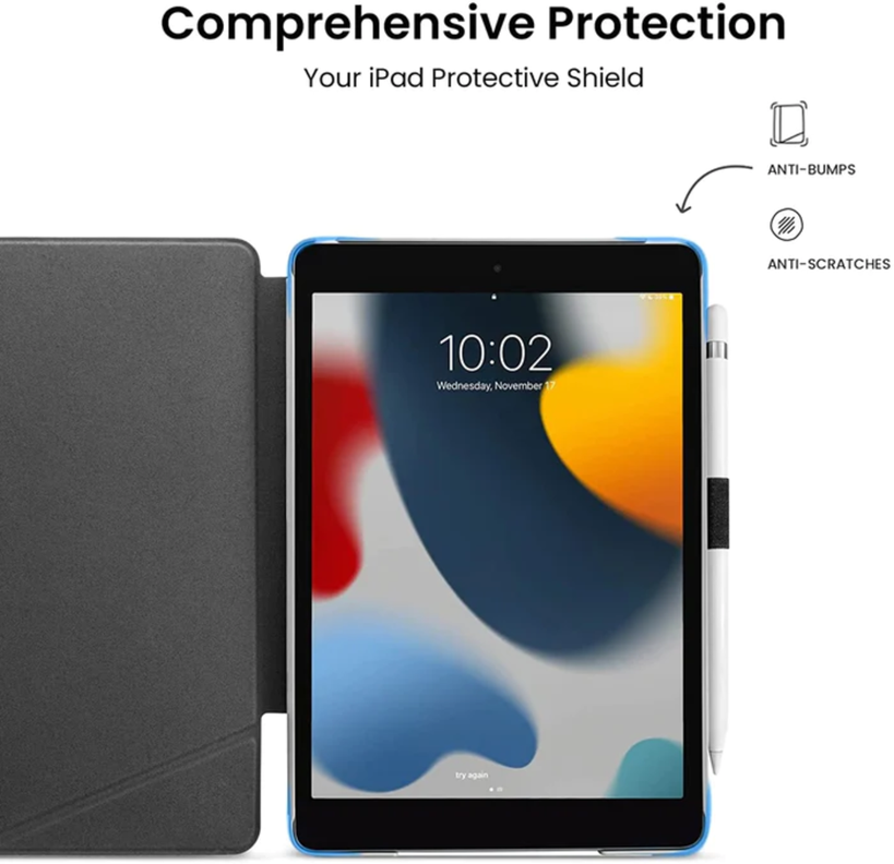 Funda Vertical Tomtoc para iPad Pro M1 12.9" Blanco-6