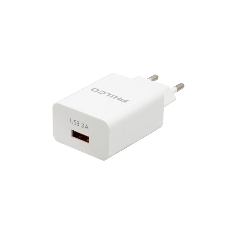 Cargador Philco USB Inteligente con Cable Micro USB-2