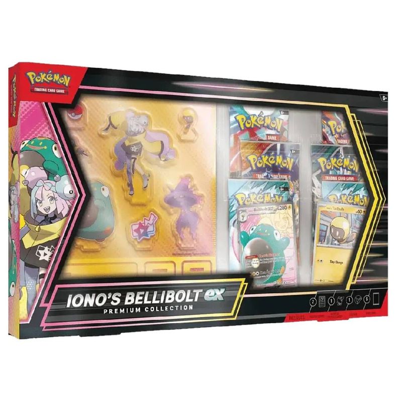 Pokemon TCG Iono’s Bellibolt EX Premium Collection Ingles-0