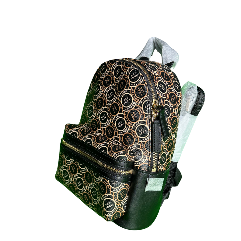 Mochila Marc Jacobs Negra Dorada-1