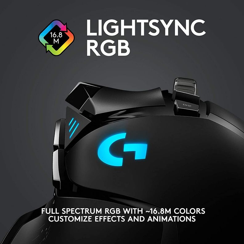 Mouse de juego Logitech G Series Lightspeed G502 negro-5
