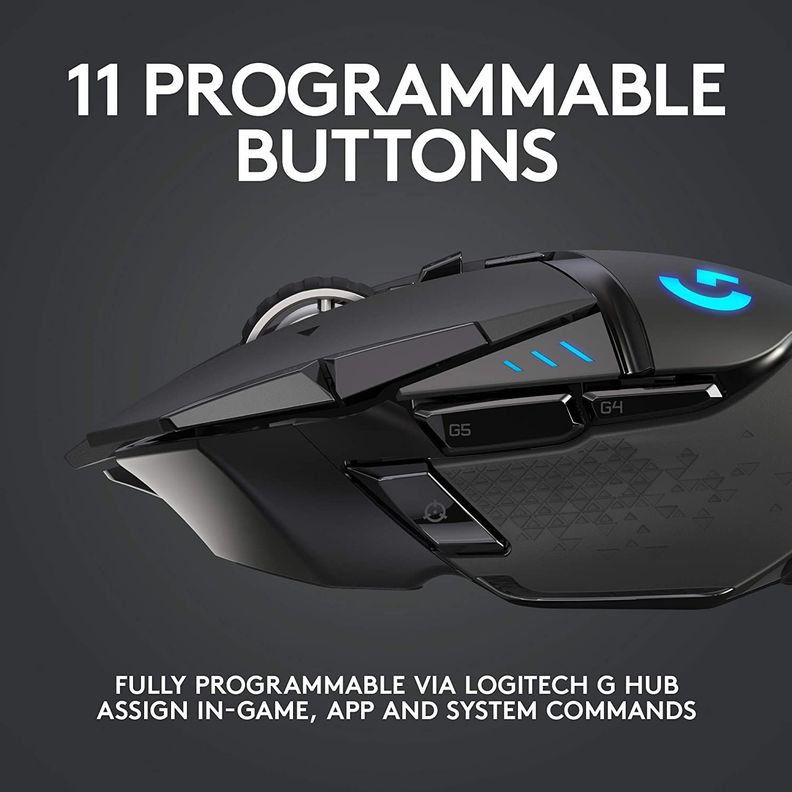 Mouse de juego Logitech G Series Lightspeed G502 negro-7