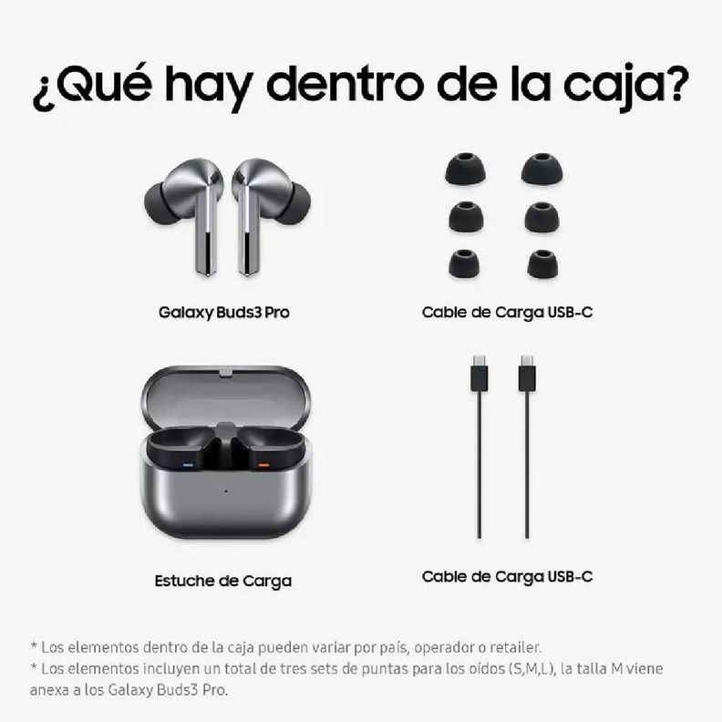 Audifonos Bluetooth Samsung Galaxy Buds 3 Pro Gris-8