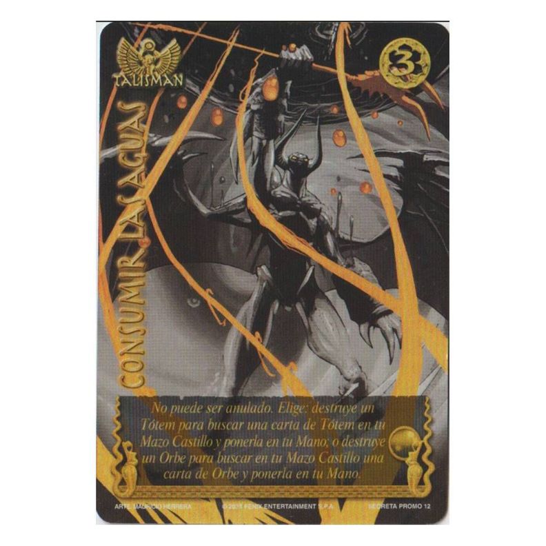 Carta Promo Secreta Consumir las Aguas Myl-0