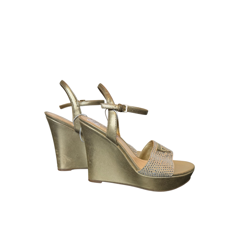 Sandalias Mujer Doradas Talla 8.5 Guess-2