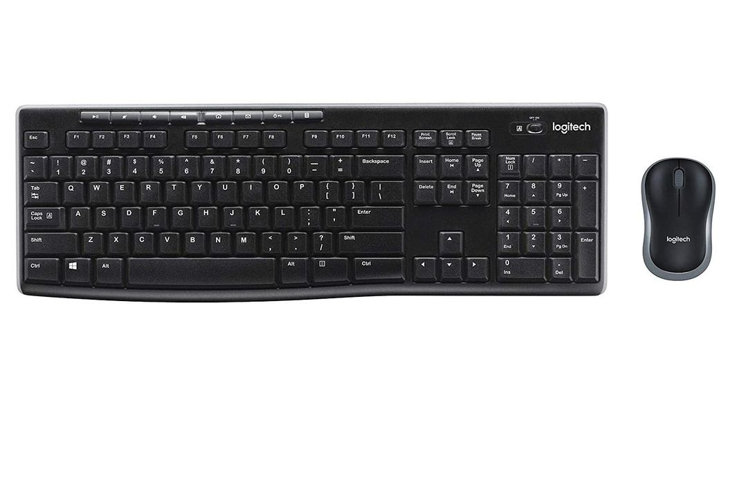 Teclado y Mouse Logitech Inalambrico MK270 Antiderrame-0