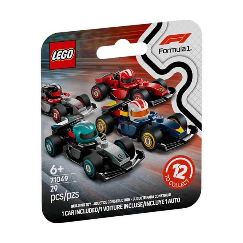 LEGO Minifiguras: Autos de F1 Coleccionables 71049 Negro