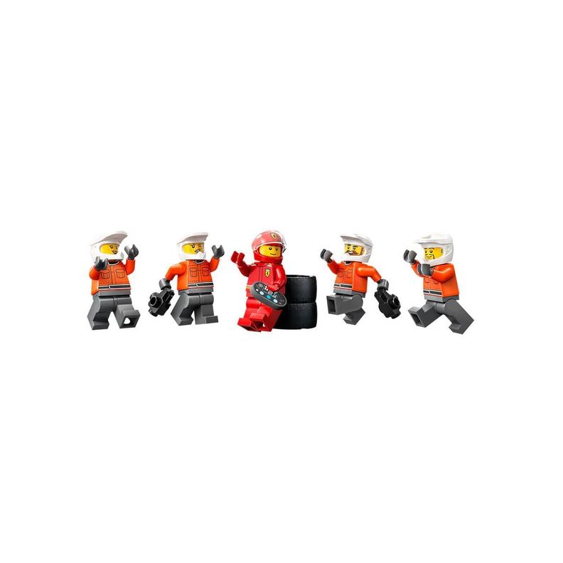 LEGO CITY: PARADA EN PITS F1 MECÁNICOS UTO FERRARI 60443-2