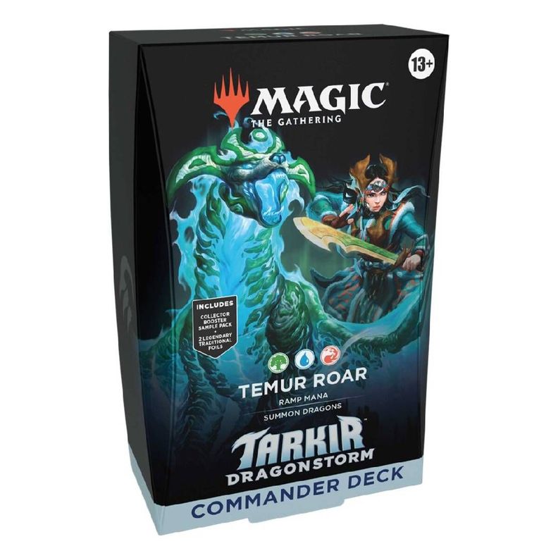 Pack X5 MTG: Tarkir Dragonstorm Commander Deck Ingles-1