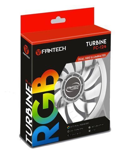 Ventilador Fantech Turbine Dual RGB 120mm-0