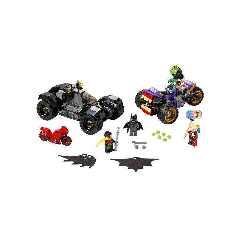 LEGO Persecucion de la Trimoto del Joker 76159 Negro